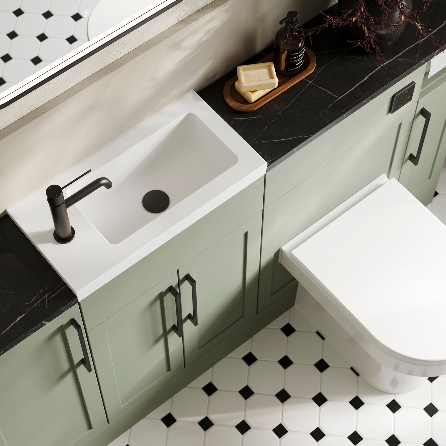 Fable 600mm Shaker Vanity Unit - 253mm Deep