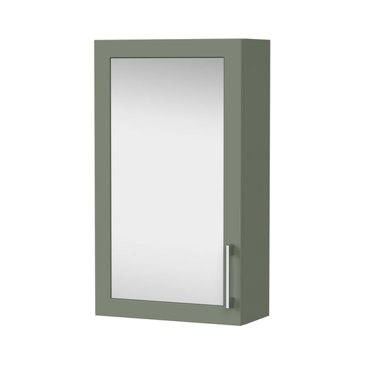 Nuie Lux Fable 400mm 1 Door Fern Green Wall Hung Cabinet