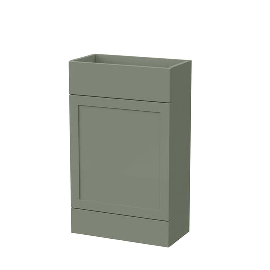 Nuie Lux Fable 500mm Fern Green 253mm Deep Shaker Floor Standing WC Unit