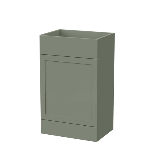 Nuie Lux Fable 500mm Fern Green 353mm Deep Shaker Floor Standing WC Unit