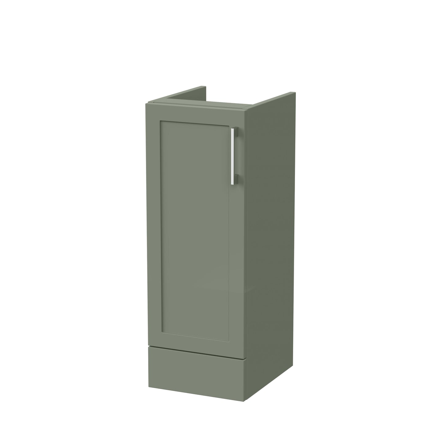 Nuie Lux Fable 300mm 1 Door Fern Green Floor Standing Base Unit