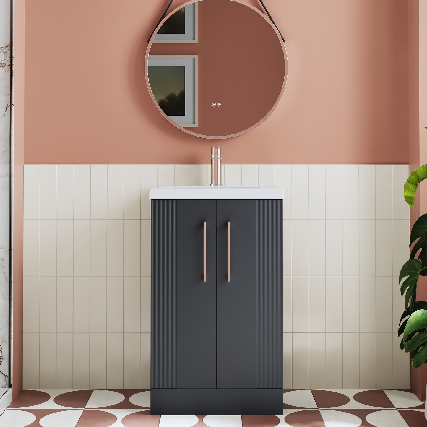 Deco 500mm Floor Standing 2-Door Unit