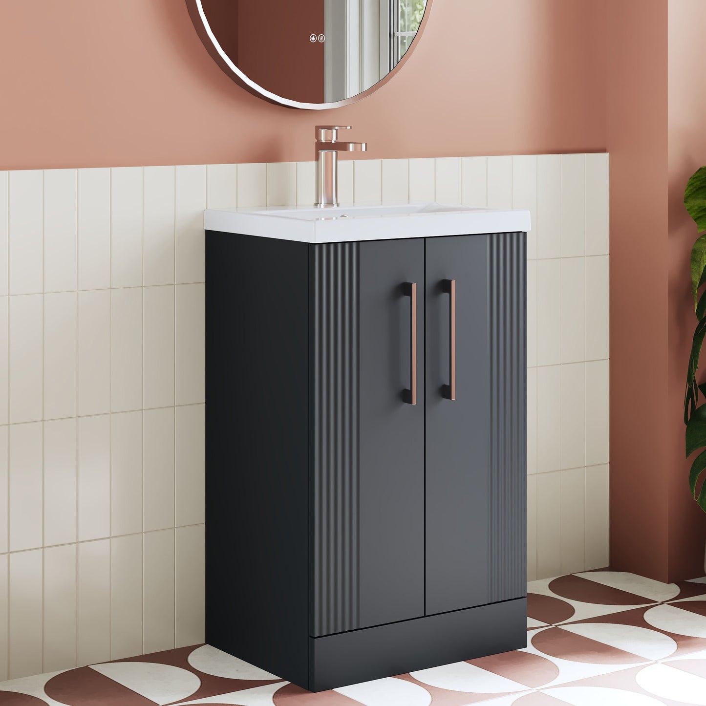 Deco 500mm Floor Standing 2-Door Unit