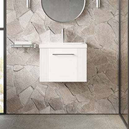 Deco 500mm Wall Hung Single Drawer Unit