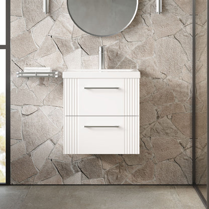 Deco 500mm Wall Hung 2-Drawer Unit