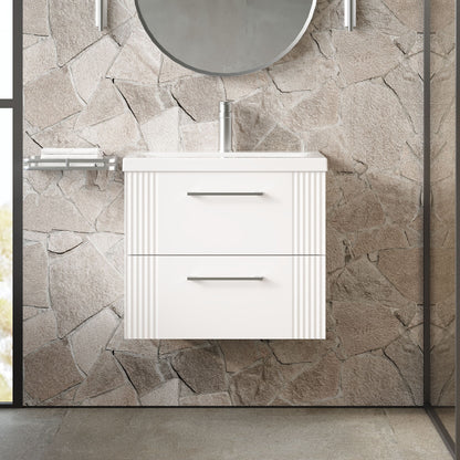 Deco 600mm Wall Hung 2-Drawer Unit