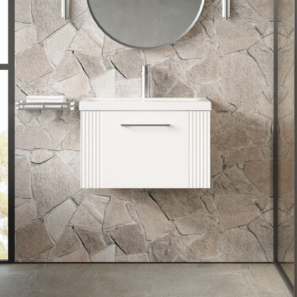 Deco 600mm Wall Hung Single Drawer Unit