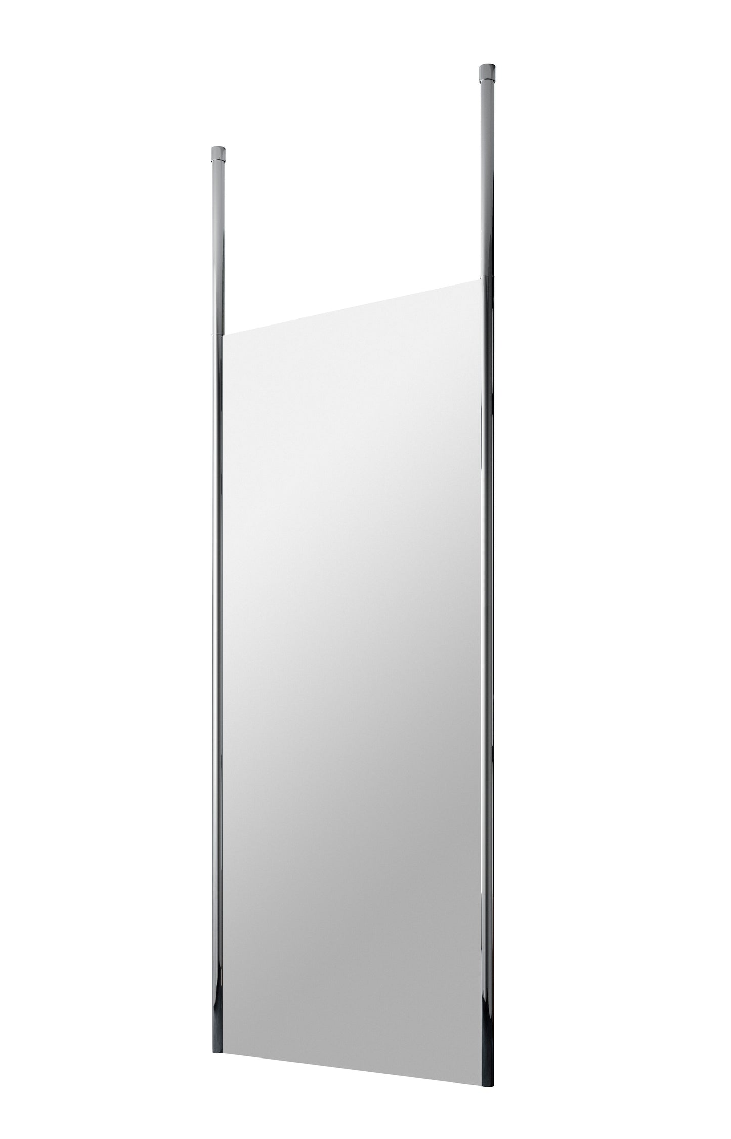 Hudson Reed 698mm Framed Chrome Wetroom Screen With Ceiling Posts