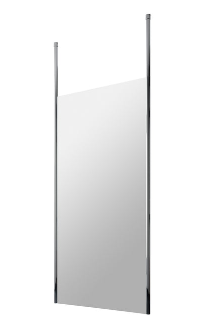 Hudson Reed 898mm Framed Chrome Wetroom Screen With Ceiling Posts