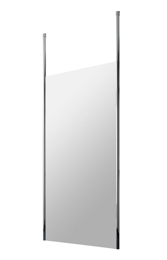 Hudson Reed 998mm Framed Chrome Wetroom Screen With Ceiling Posts