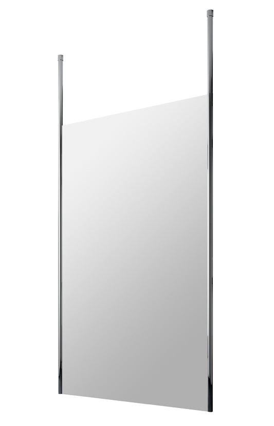 Hudson Reed 1198mm Framed Chrome Wetroom Screen With Ceiling Posts