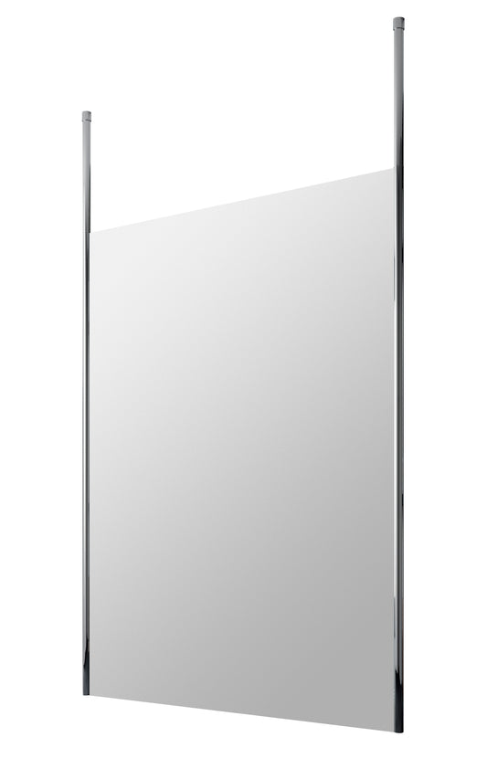 Hudson Reed 1398mm Framed Chrome Wetroom Screen With Ceiling Posts