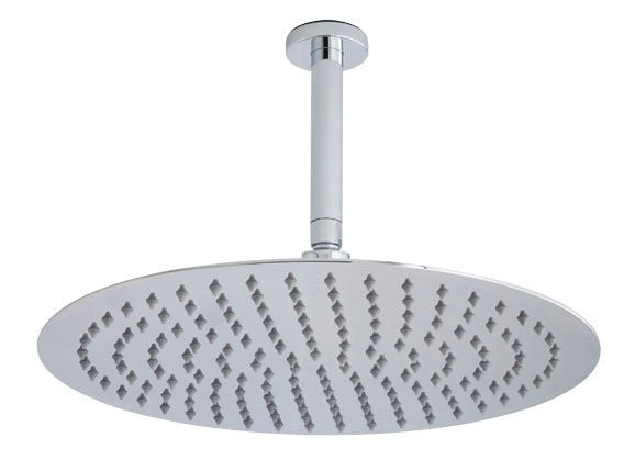Hudson Reed 400mm Chrome Ceiling Mounted Shower Head & Arm