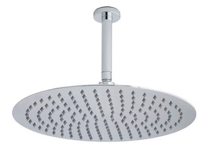 Hudson Reed 400mm Chrome Ceiling Mounted Shower Head & Arm
