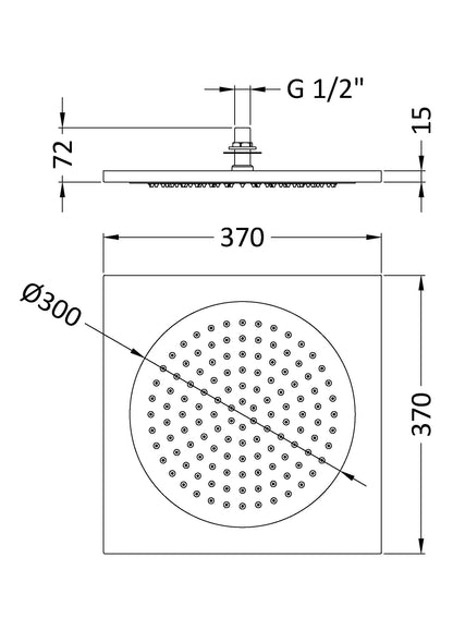 Fixed Shower Heads Ceiling Tile Fixed Head