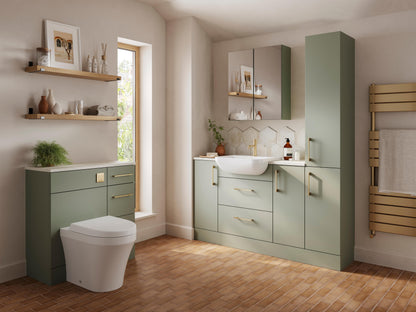 Heacham Round Back to Wall Pan