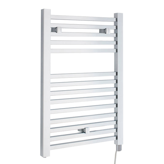 Hudson Reed Eton 690mm x 500mm Chrome Vertical Single Panel Radiator