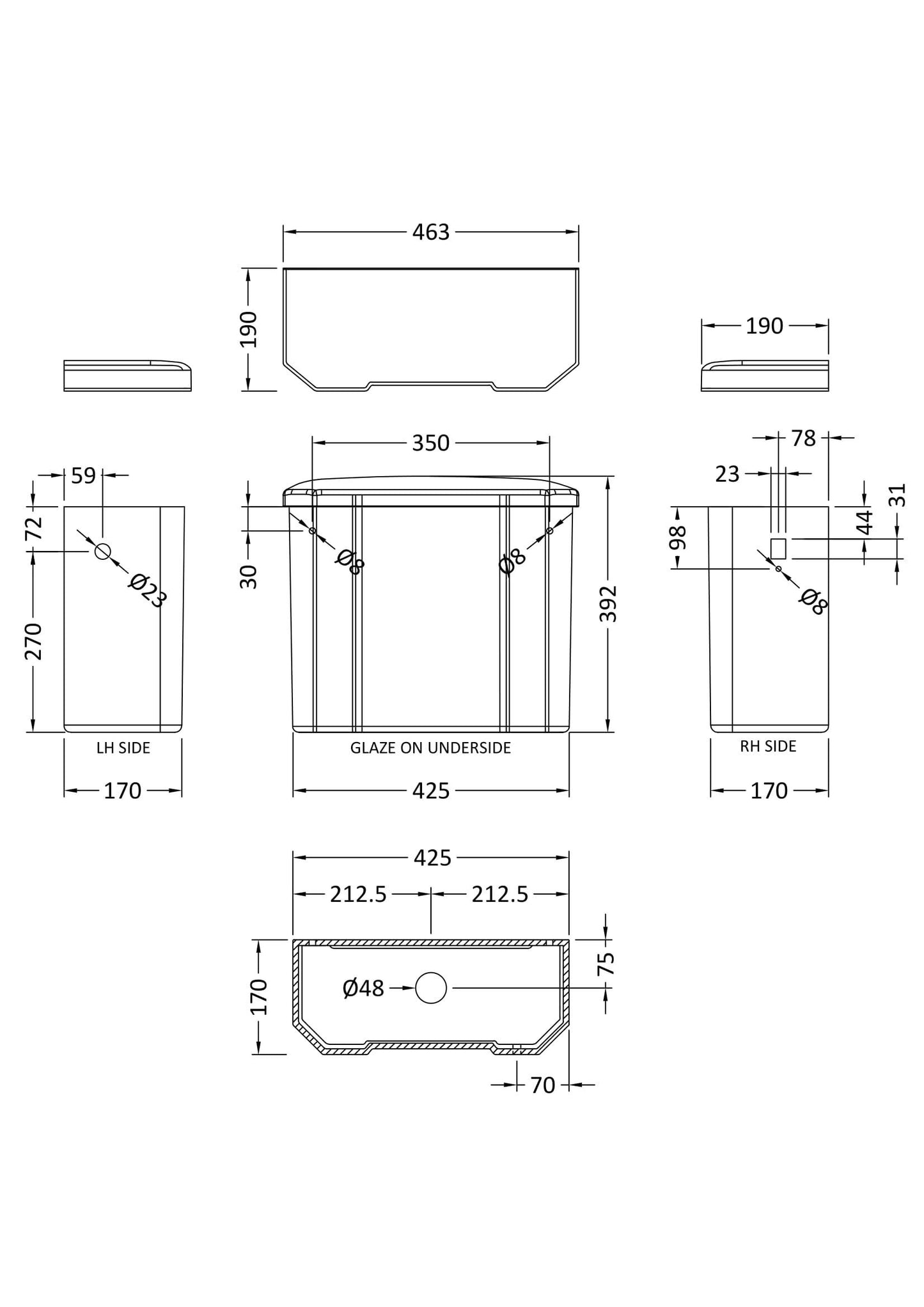 Hunton High Level Cistern