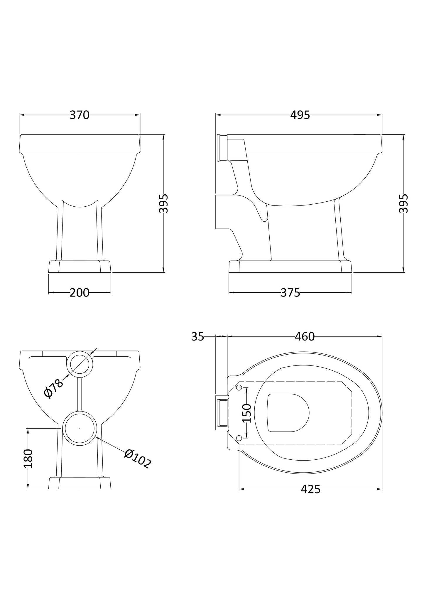 Hunton High/Low Level Pan