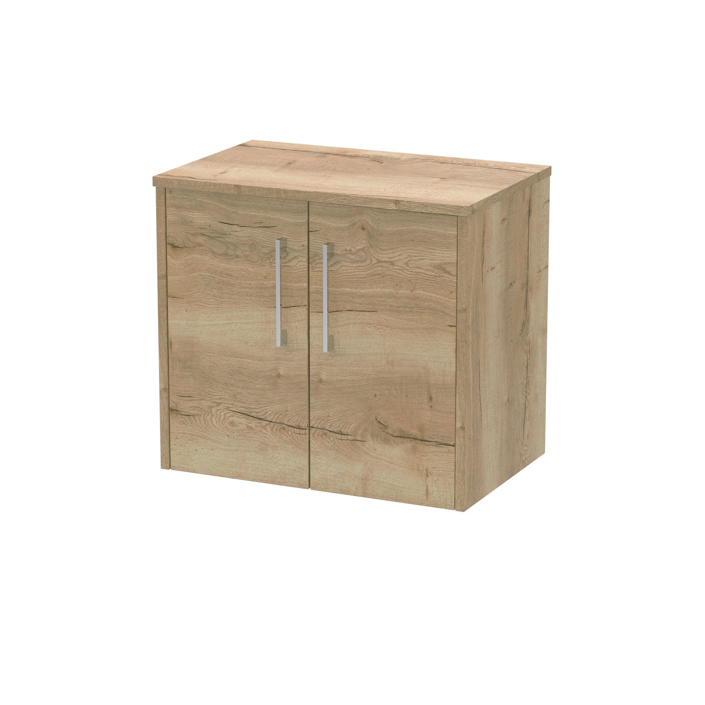 Hudson Reed Juno 600mm Wall Hung 2-Door Vanity Unit With Worktop