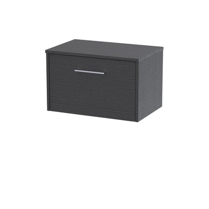 Hudson Reed Juno 600mm Wall Hung Single Drawer Vanity Unit With Worktop