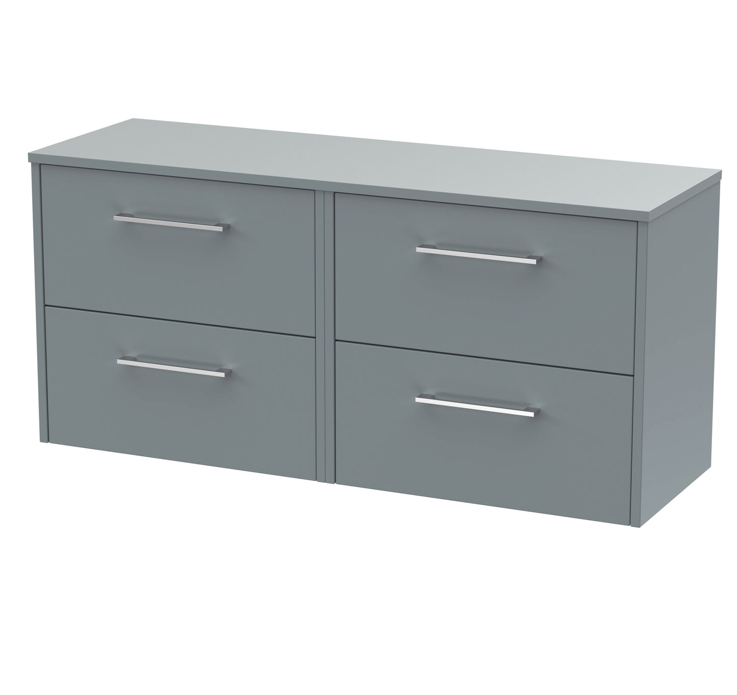 Hudson Reed Juno 1200mm Wall Hung 4-Drawer Vanity Unit With Worktop