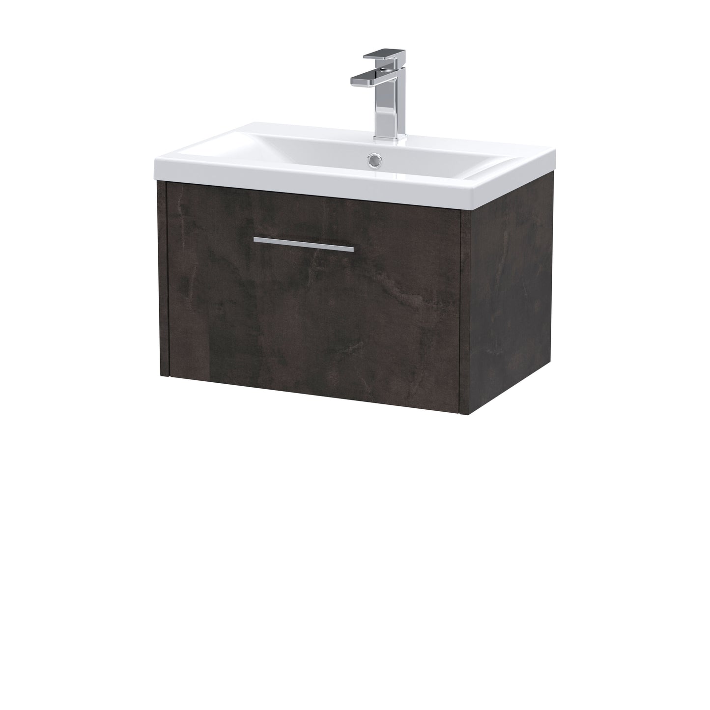 Hudson Reed Juno 600mm Wall Hung 1 Drawer Vanity Unit with Basin