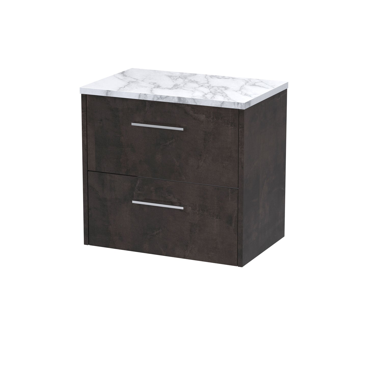 Hudson Reed Juno 600mm Wall Hung 2-Drawer Vanity Unit With Laminate Worktop