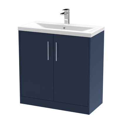 Hudson Reed Juno 800mm Floor Standing 2-Door Vanity & Basin