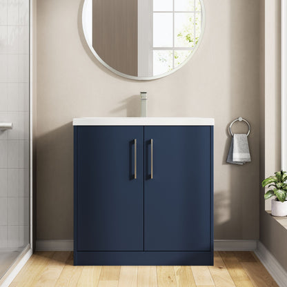 Hudson Reed Juno 800mm Floor Standing 2-Door Vanity & Basin