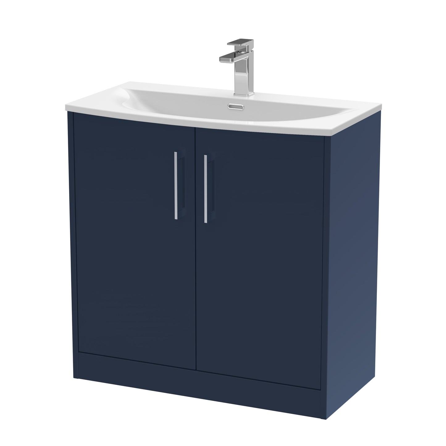 Hudson Reed Juno 800mm Floor Standing 2-Door Vanity & Basin