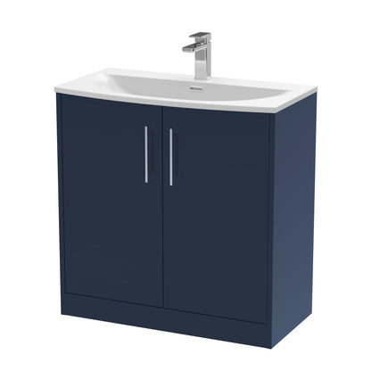 Hudson Reed Juno 800mm Floor Standing 2-Door Vanity & Basin