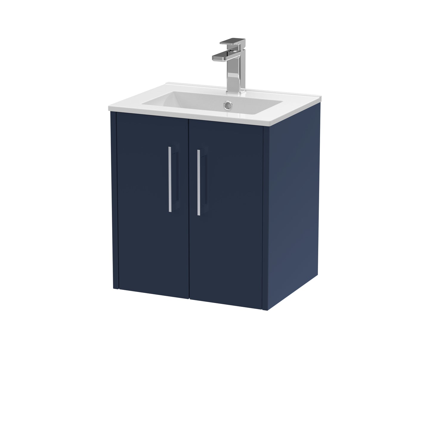 Hudson Reed Juno 500mm Wall Hung 2-Door Vanity Unit & Basin