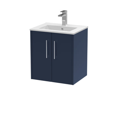 Hudson Reed Juno 500mm Wall Hung 2-Door Vanity Unit & Basin