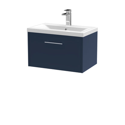 Hudson Reed Juno 600mm Wall Hung Single Drawer Vanity & Basin With Soft Close Drawers