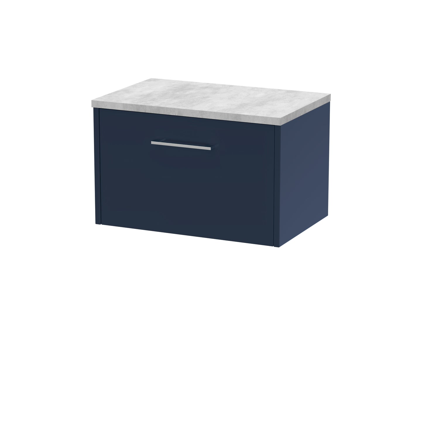 Hudson Reed Juno 600mm Wall Hung Single Drawer Vanity Unit With Laminate Worktop