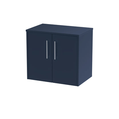 Hudson Reed Juno 600mm Wall Hung 2-Door Vanity Unit Including Worktop & Handles