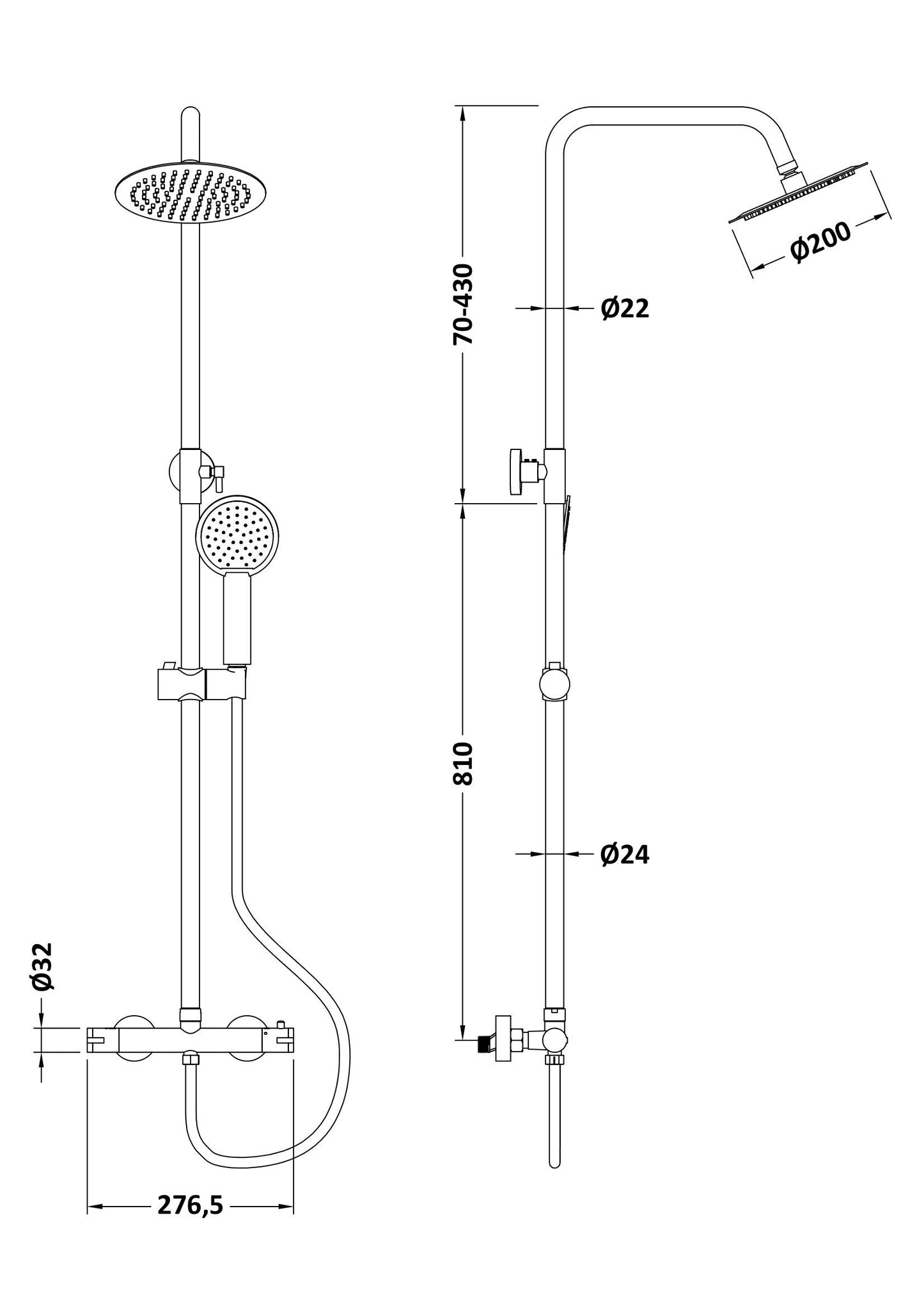 Bar Valve & Rigid Riser Kit
