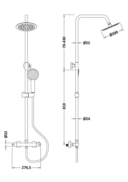Bar Valve & Rigid Riser Kit