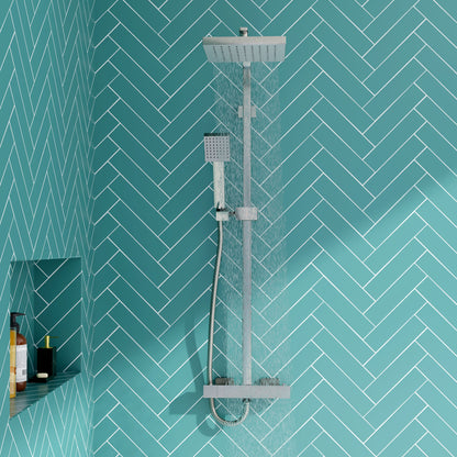 Shower Kits Square Thermostatic Bar Valve & Shower Kit