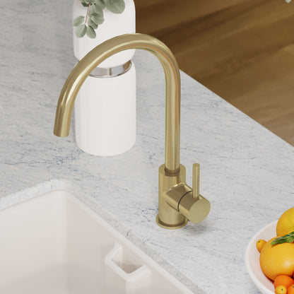 Kitchen Taps Lachen Mono Basin Single Lever Round Basin Tap