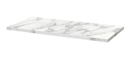Nuie 805x390mm Carrera Marble Laminate Worktop