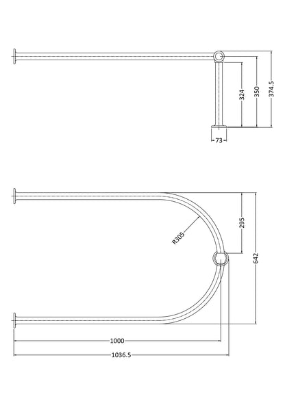 Hudson Reed Chrome Standpipes