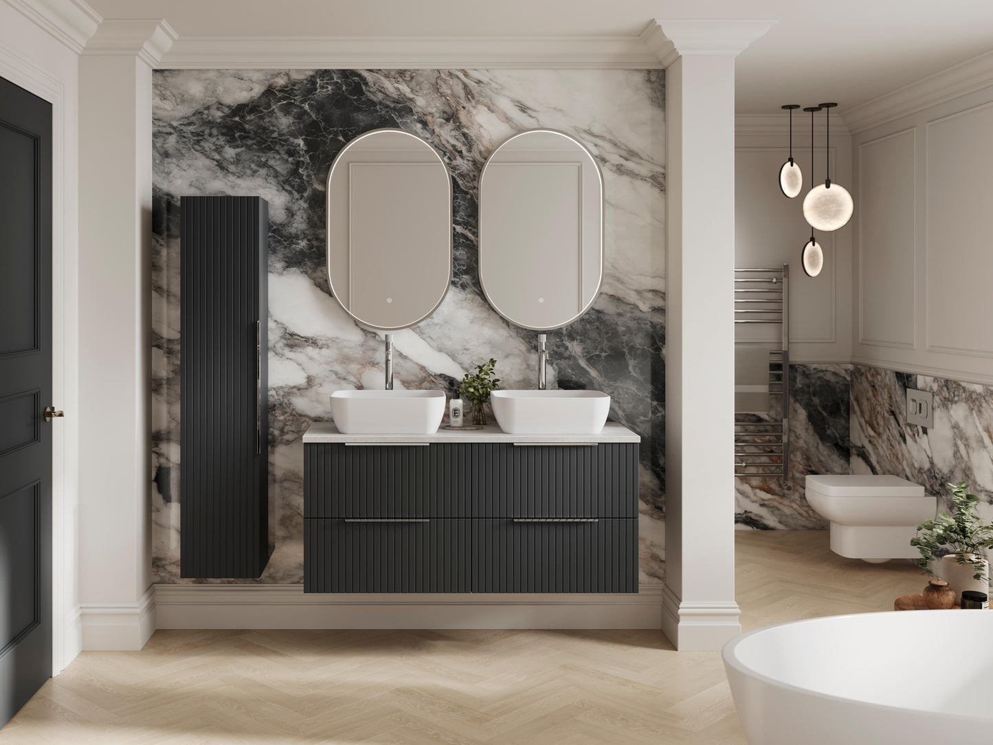 Flume 600mm 2- Drawer Wall Hung Unit