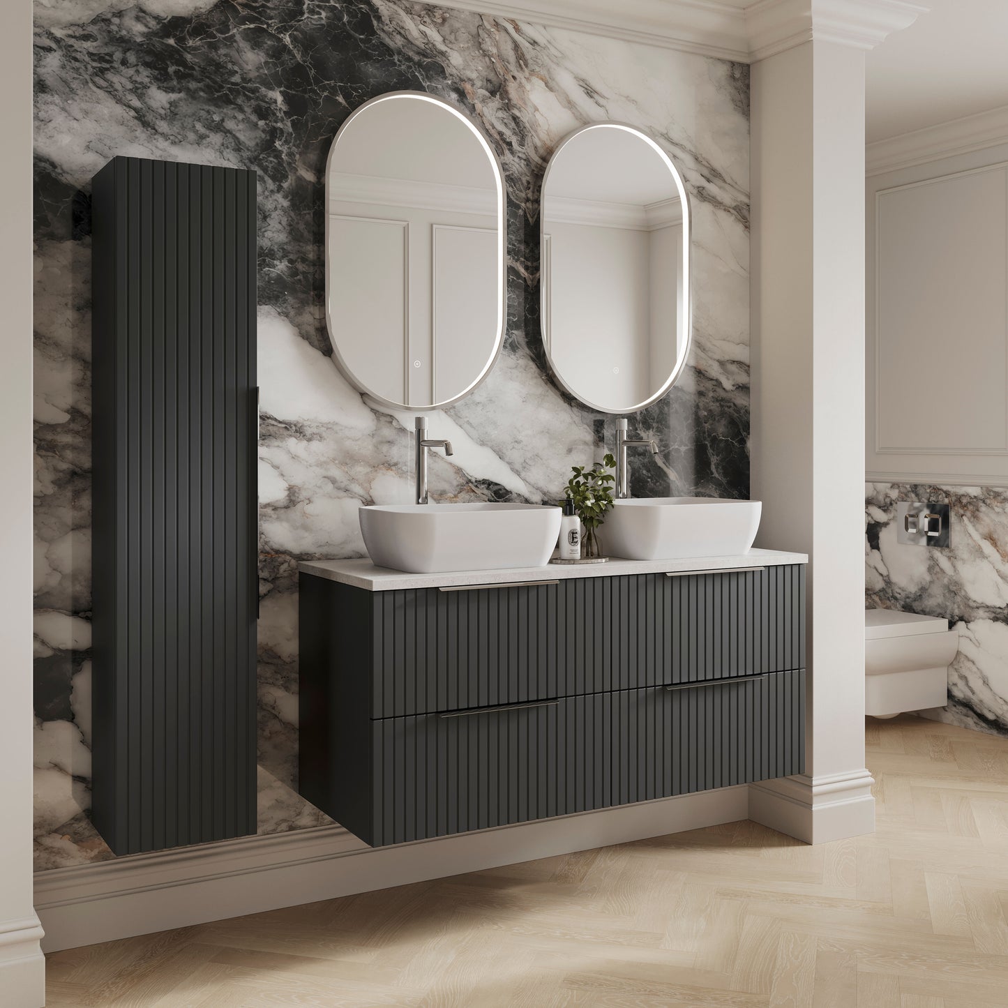 Flume 600mm 2- Drawer Wall Hung Unit