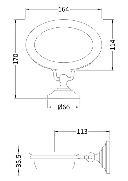 Hudson Reed Chrome White Standpipes