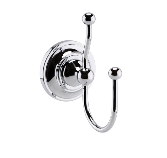 Hudson Reed Chrome Double Robe Hook