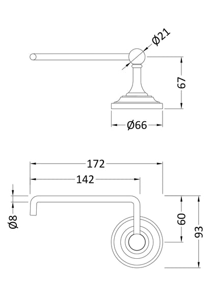 Hudson Reed Chrome Standpipes