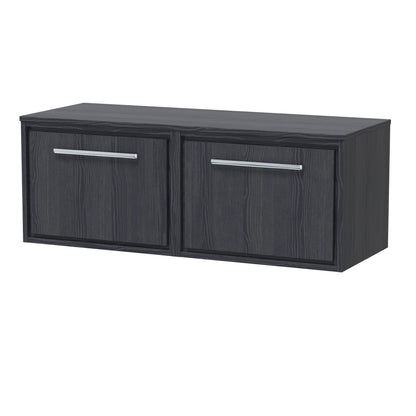 Hudson Reed Lille 605mm Wall Hung Single Drawer Vanity Unit Including Worktop, Handle