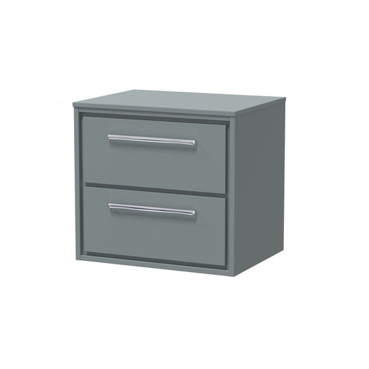 Lille 600mm Wall Hung 2-Drawer Vanity with Worktop